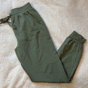 Olive Green Scrub Joggers